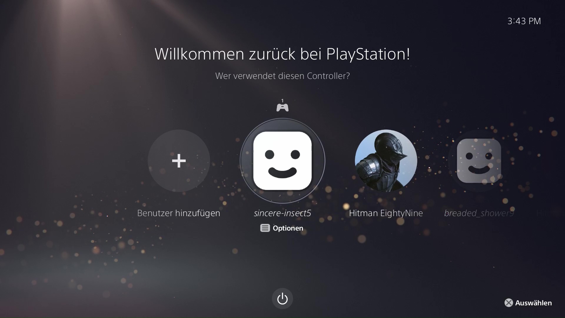 PS5 Fehlerbehebung - Wechseln Sie die Konten und melden Sie sich mit dem gekauften Konto an