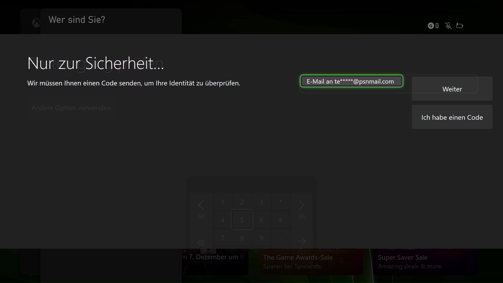 XBOX-SX Schritt 5