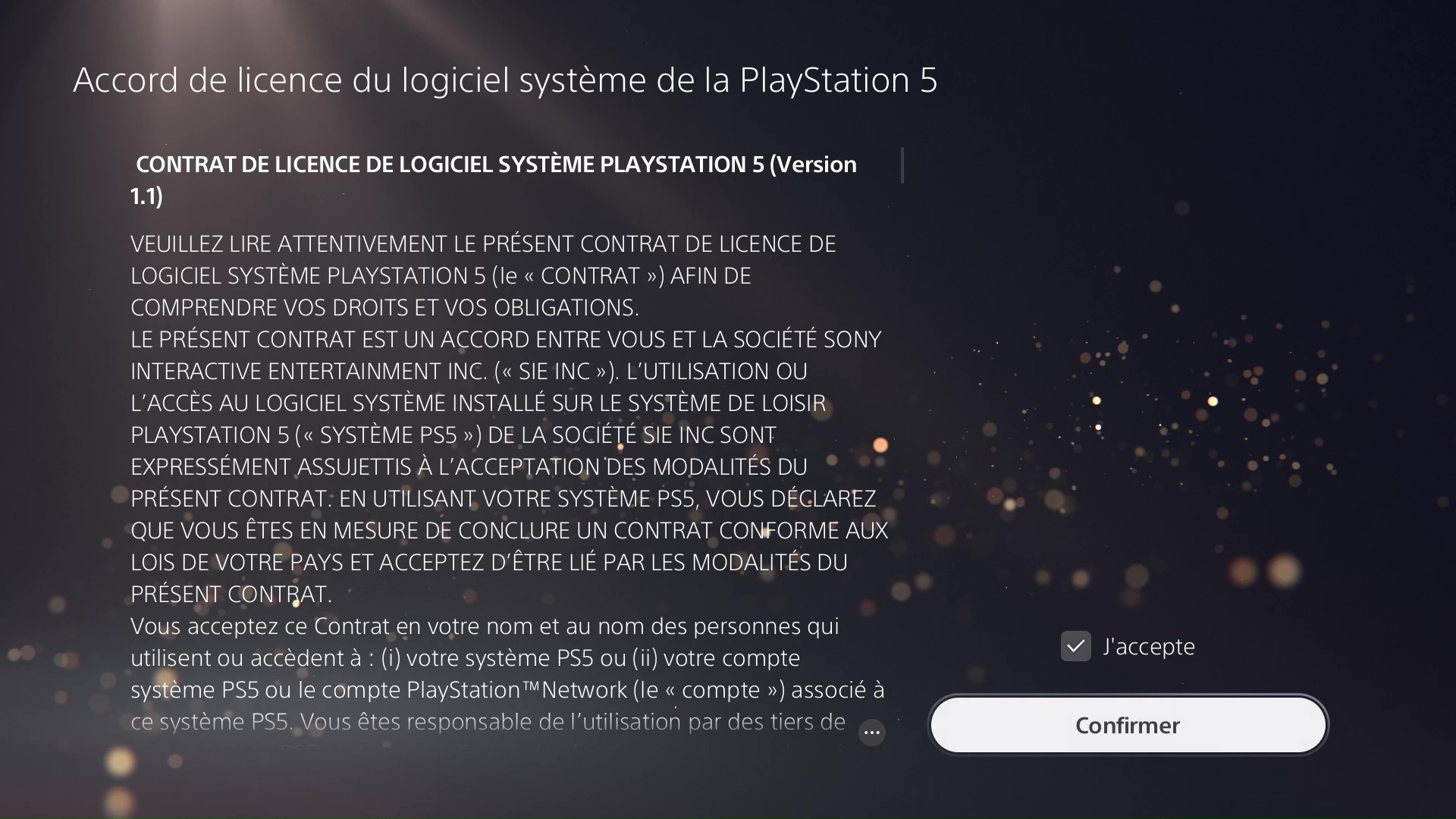 PS5 étape 1