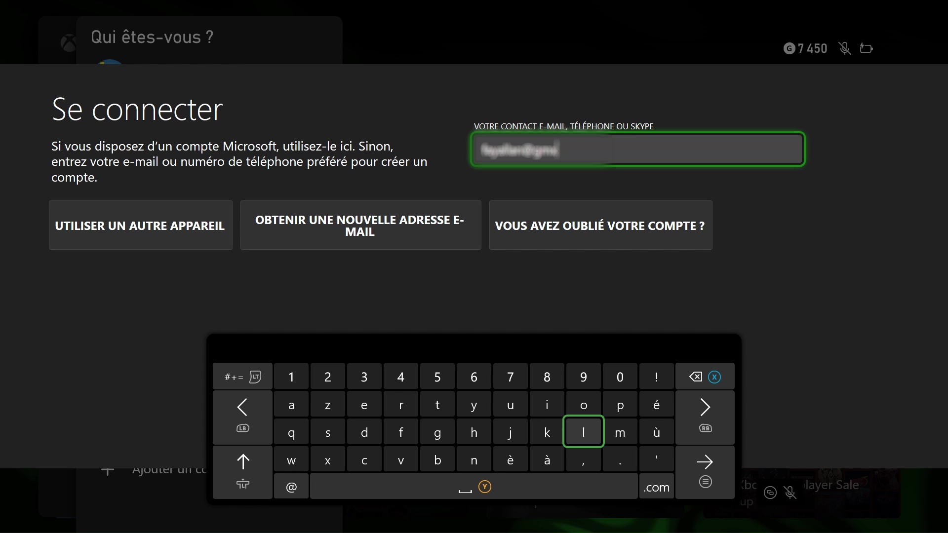 XBOX-SX Étape 3