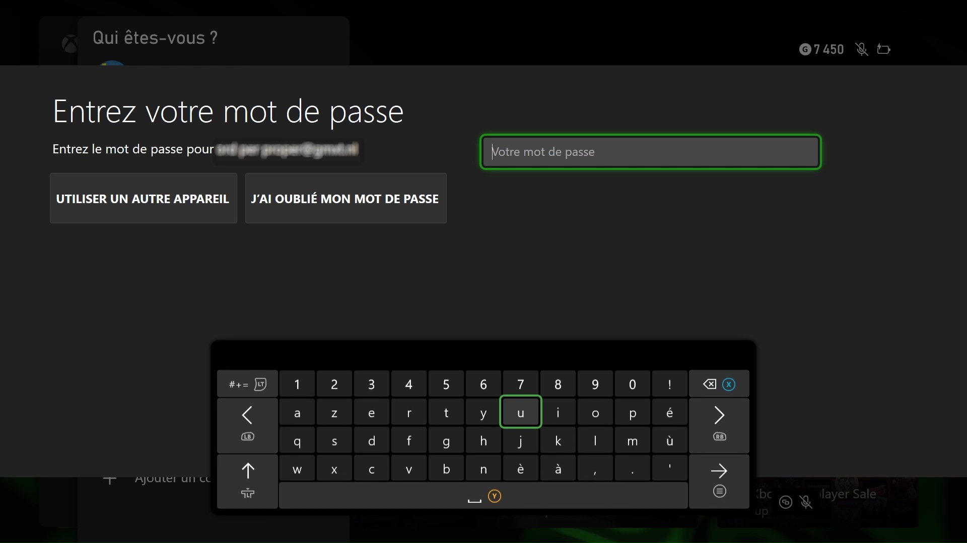 XBOX-SX Étape 4