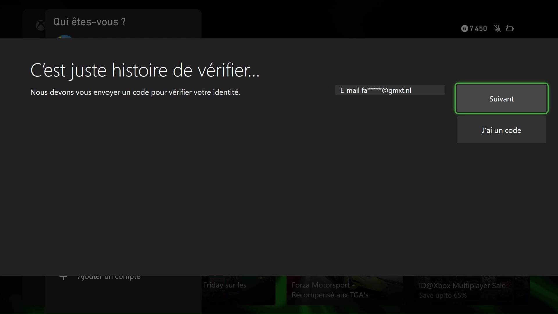 XBOX-SX Étape 5