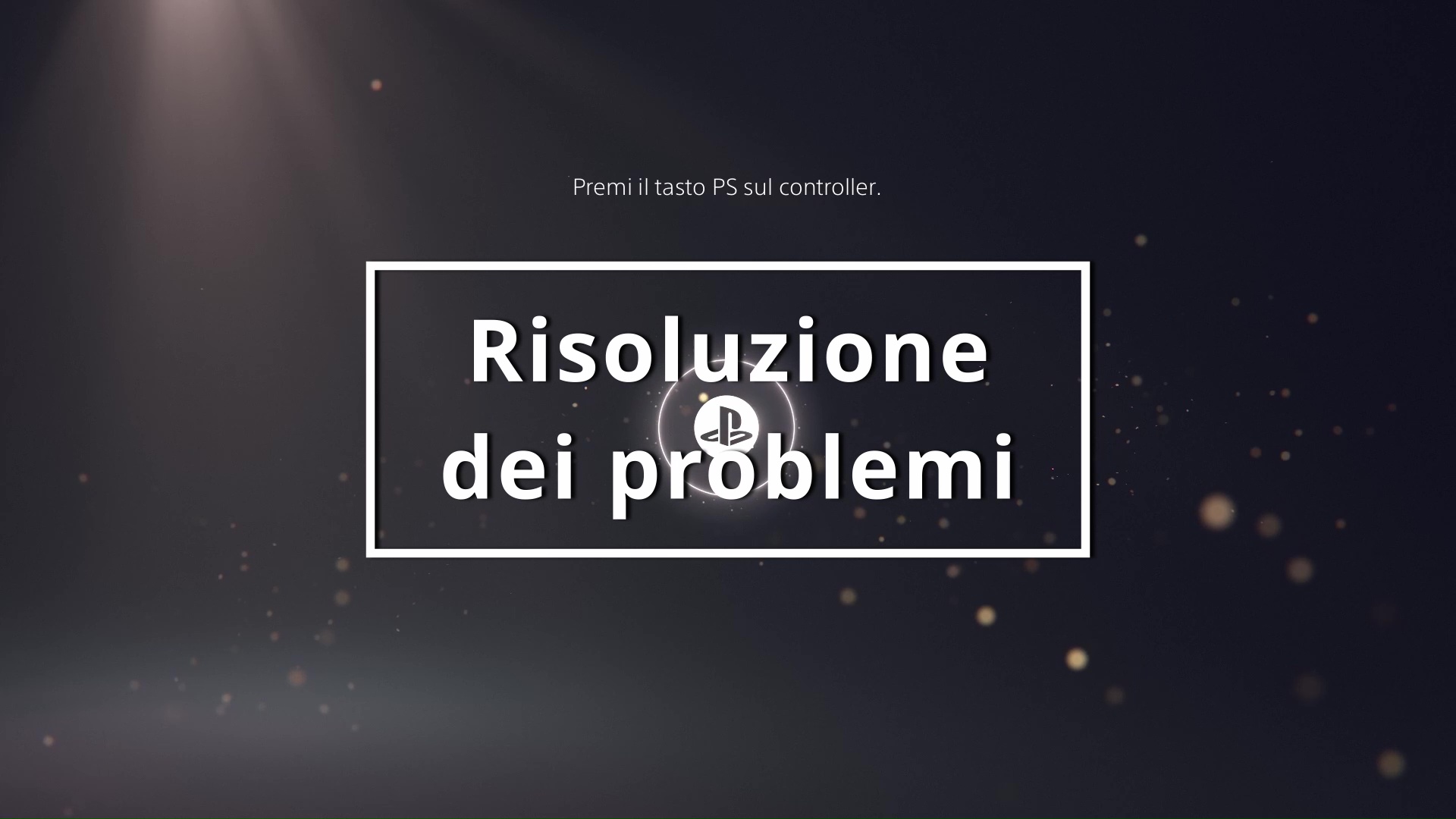 PS5 Risoluzione dei problemi