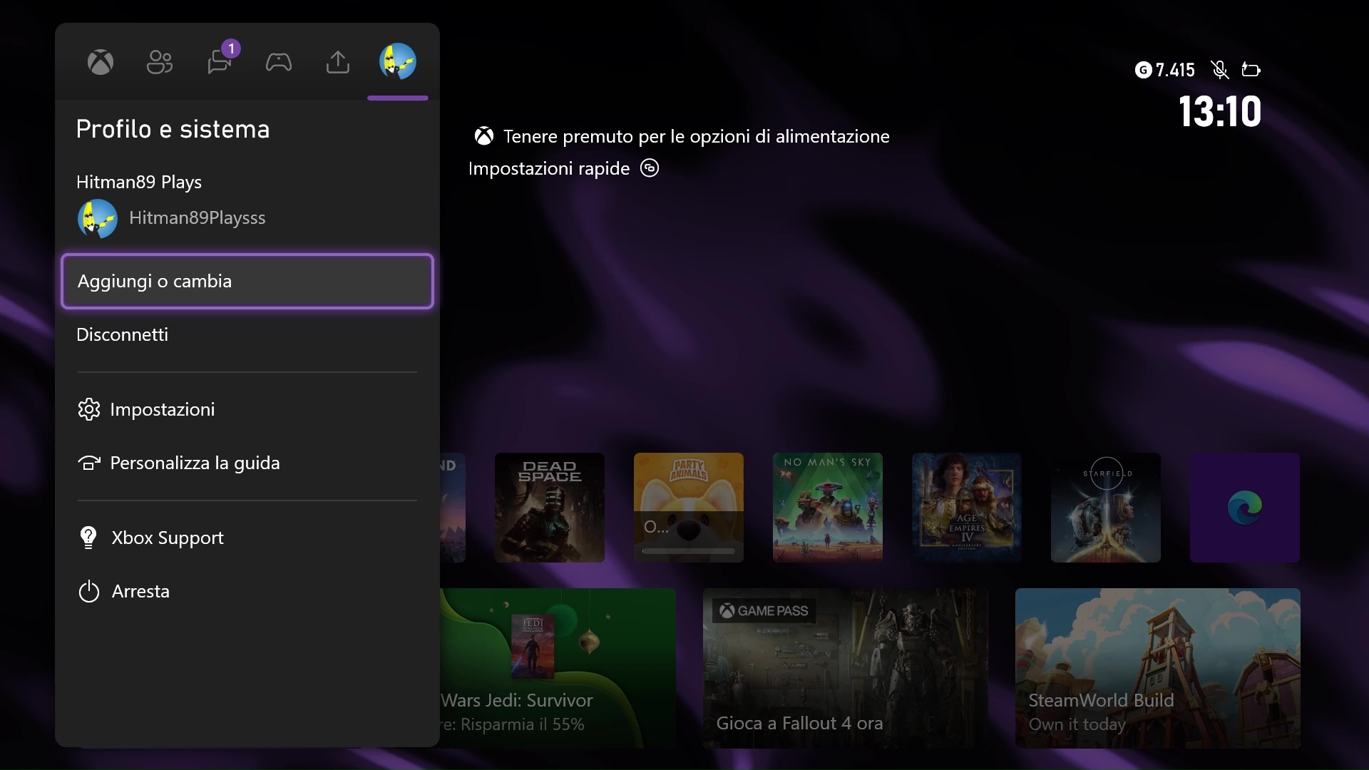 XBOX-SX Passo 1