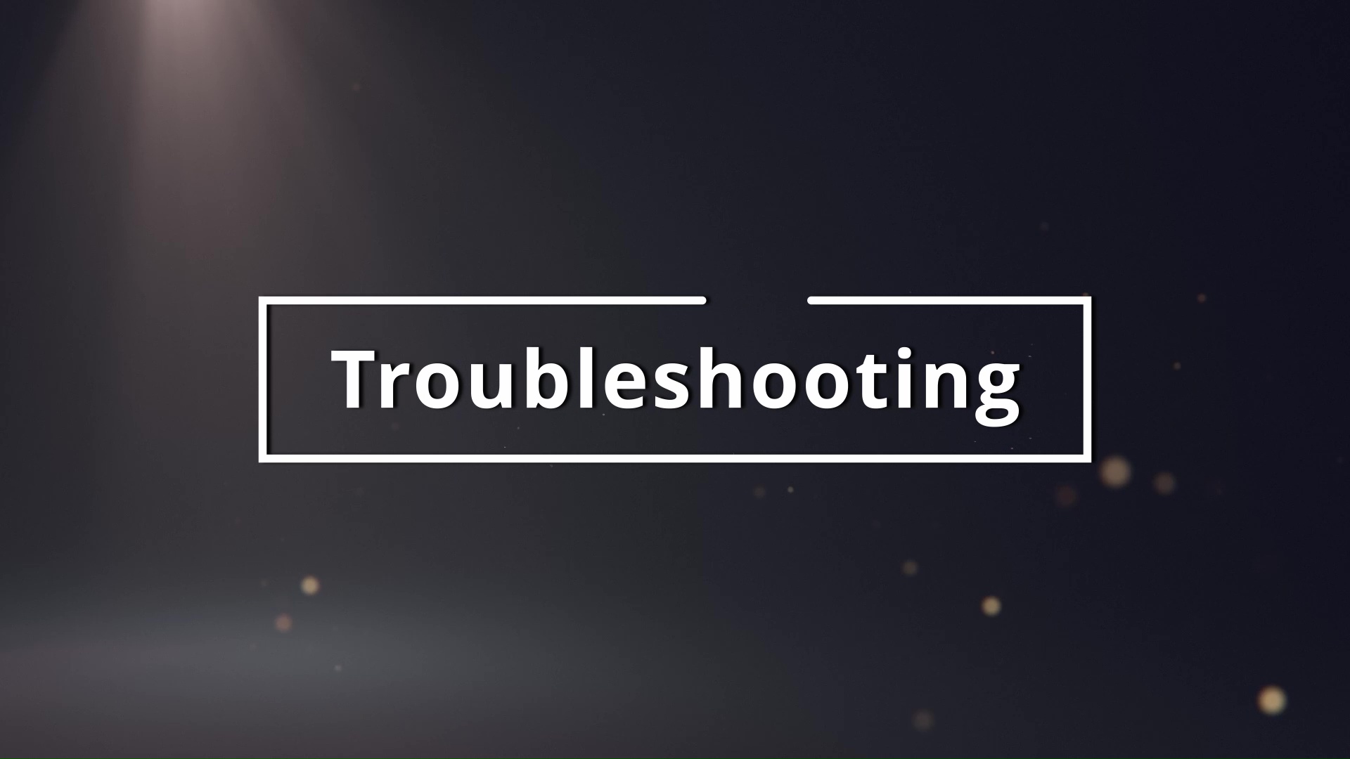 PS5 troubleshooting