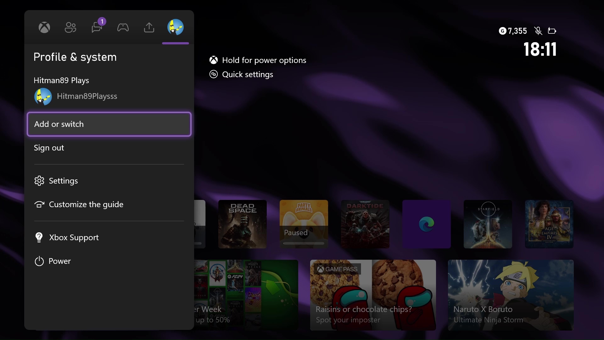 XBOX-SX Step 1